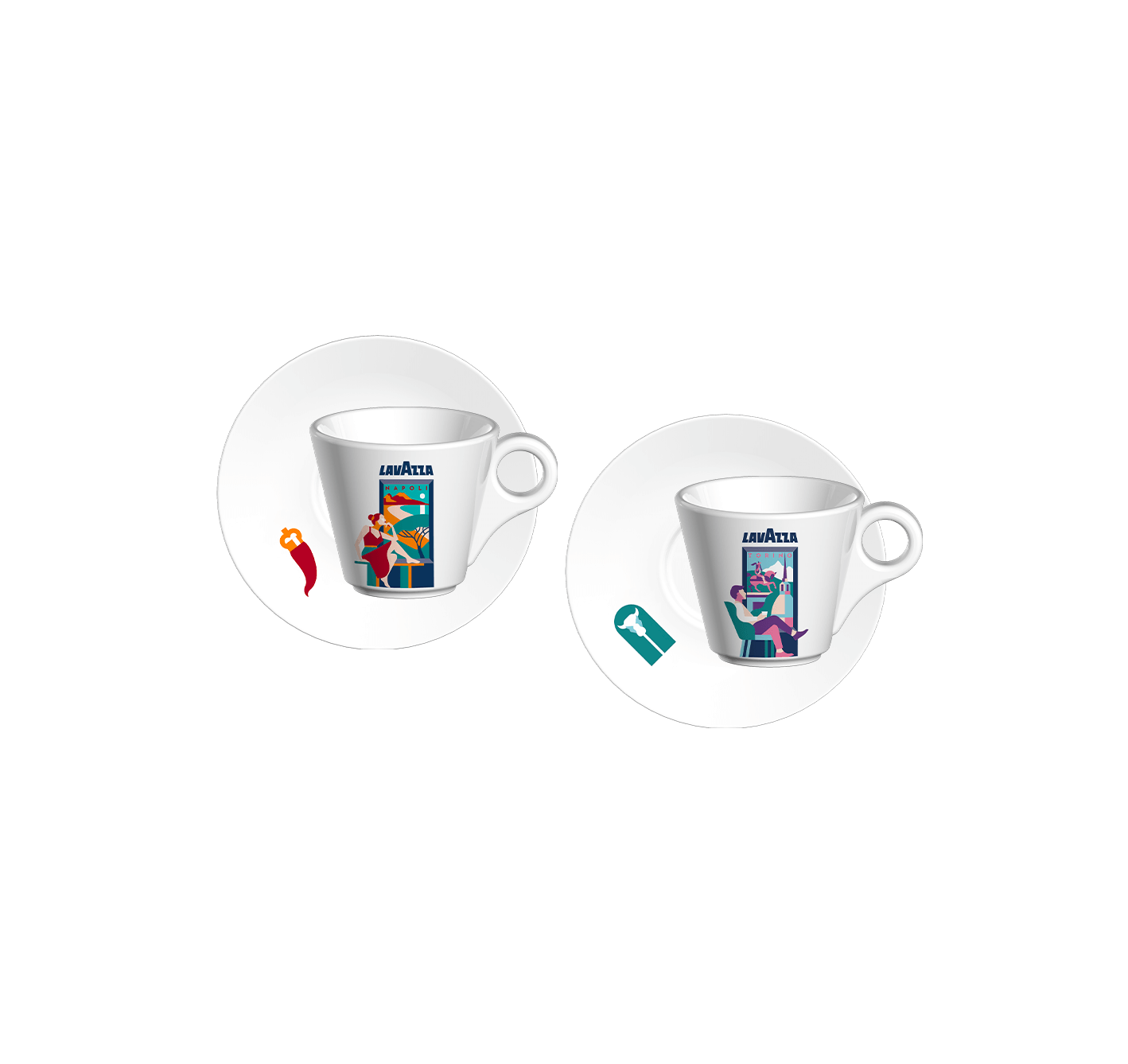 Window Collection Espresso Set: Torino &amp; Napoli